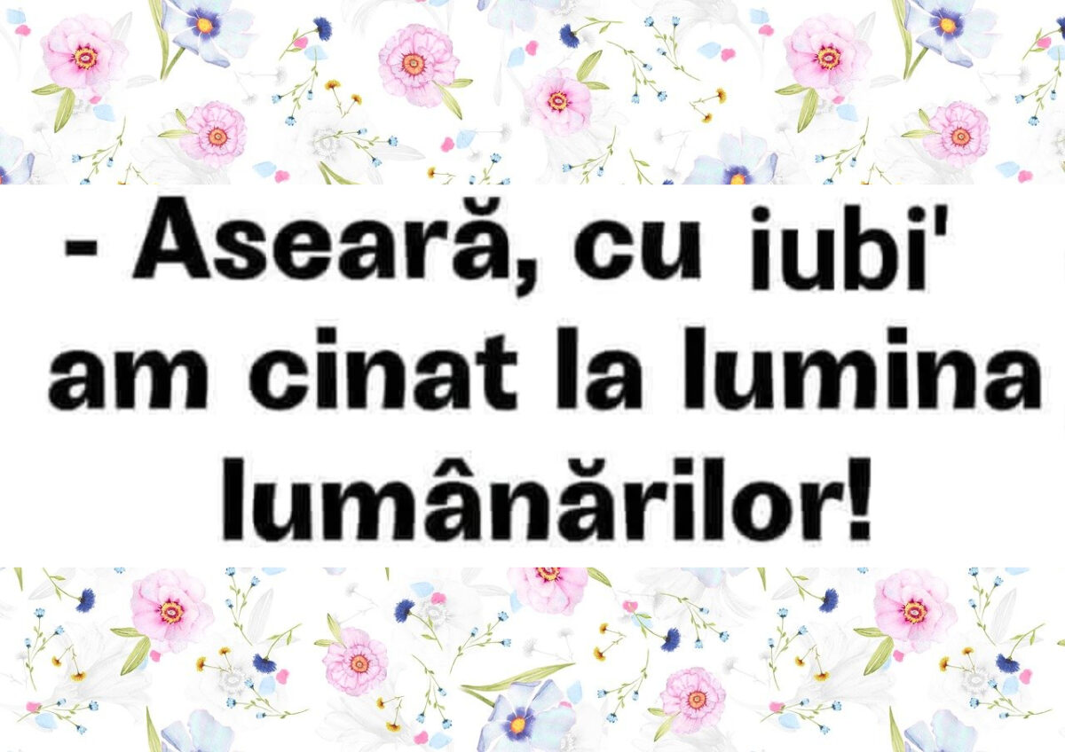 Imagine Stire BANC | „Aseară, cu iubi, am cinat la lumina lumânărilor” | 2review.ro