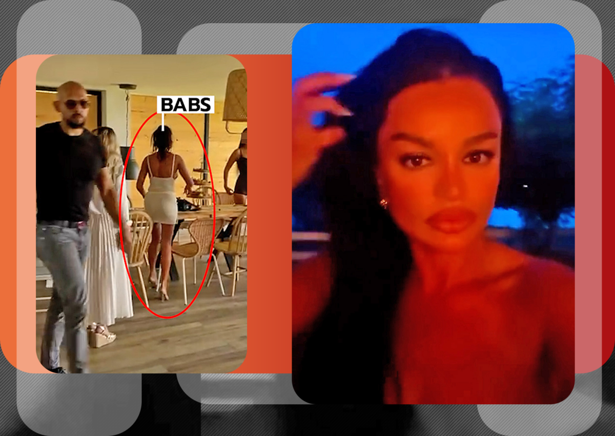 Imagine Stire Babs, fosta lui Dorian Popa, ”selectată” în grămada de femei a fraților Tate! A venit cu japca la munte, dar tot nu i-a cucerit pe milionari. ”Era ofticată rău!” | 2review.ro