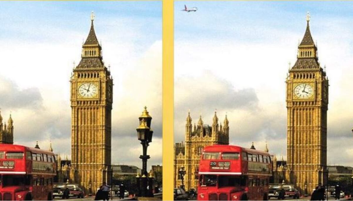 TEST IQ | Găsește cele 5 diferențe dintre aceste 2 imagini. Geniile le descoperă în doar 20 de secunde!