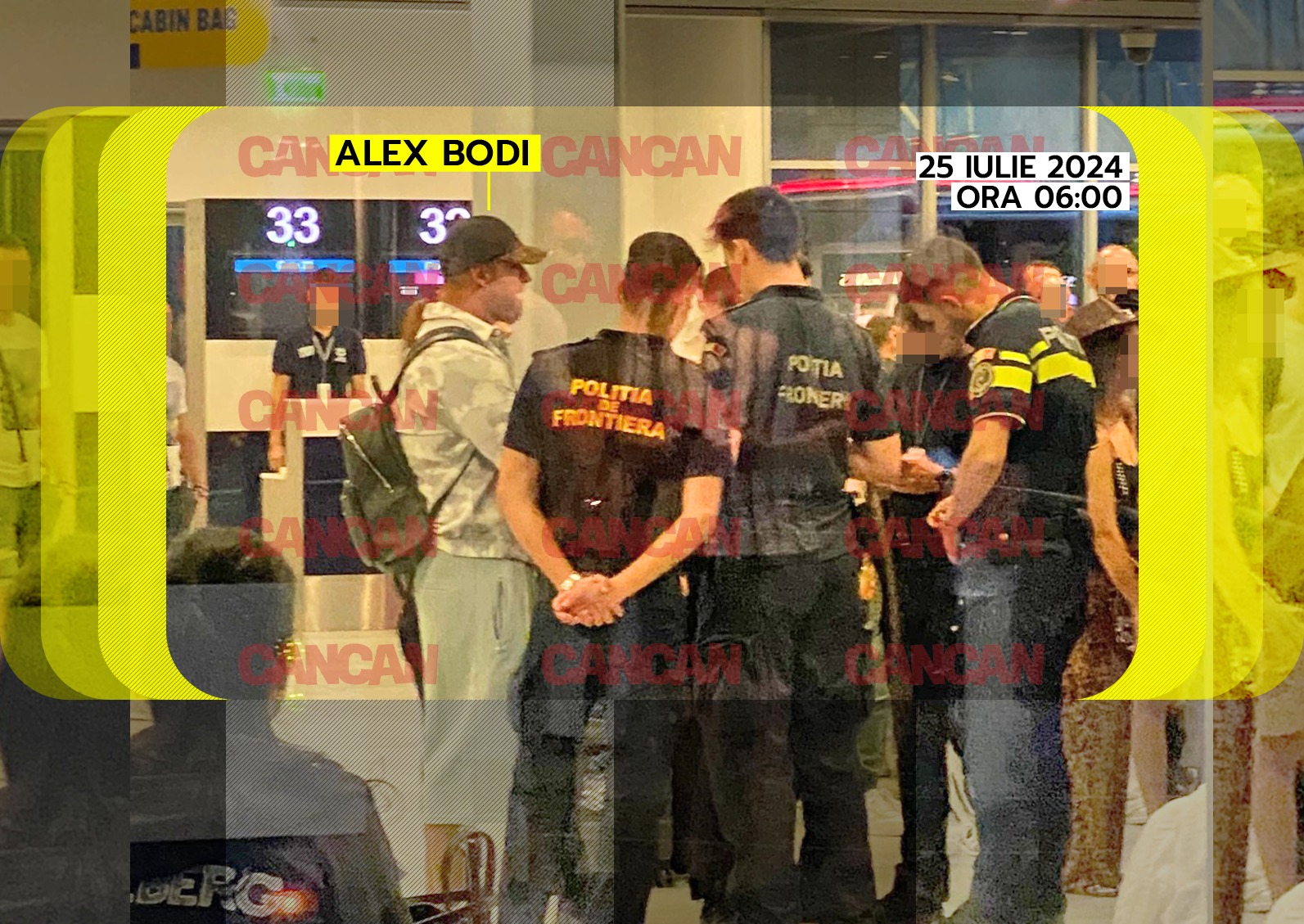 Alex Bodi și iubita lui, reținuți de Poliția de Frontieră, înainte de a urca în avionul de Mykonos!