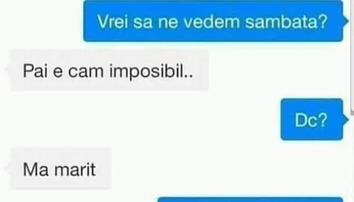 Imagine Stire BANCUL ZILEI | „Vrei să ne vedem sâmbătă?” | 2review.ro