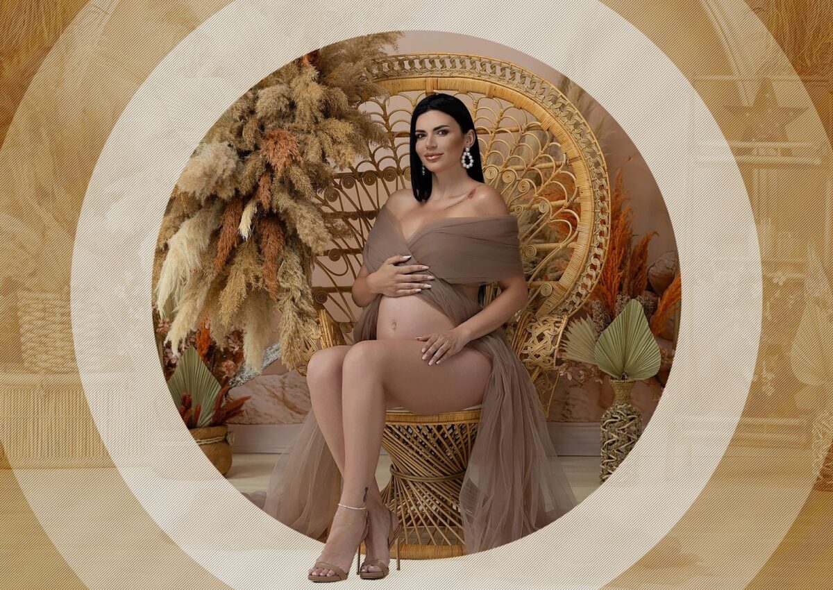 Imagine Stire Imagini de colecție cu sexy-prezentatoarea Lavinia Tîrzianu însărcinată în opt luni | 2review.ro