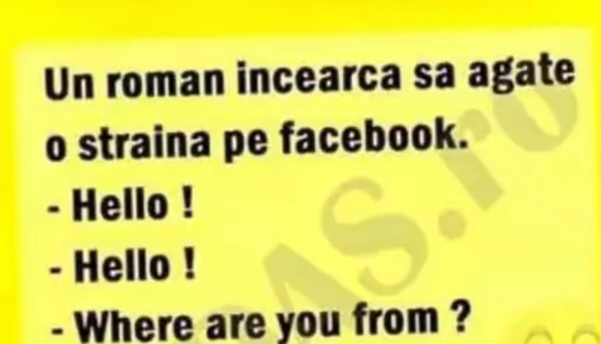 Imagine Stire BANC | Un român încearcă să agațe o străină pe Facebook | 2review.ro