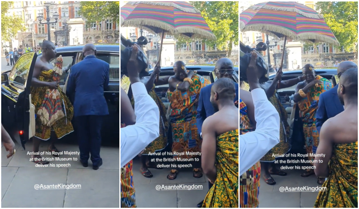 Imagine Stire Apariția de MILIOANE a regelui Otumfuo Nana la Muzeul Britanic din Londra. A coborât dintr-un bolid de peste 500.000$ | 2review.ro