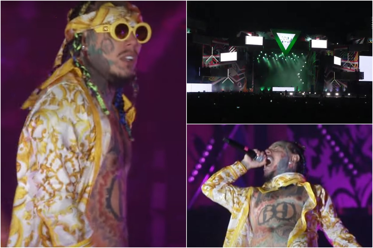 Asta e ultima! Cu câţi lei se vinde pe OLX sticla de apă aruncată de 6ix9ine în mulţime la Beach, Please