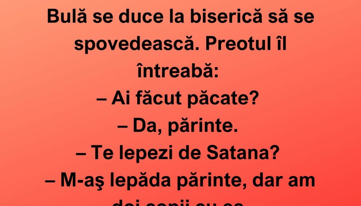 Imagine Stire BANC | Bulă se duce la biserică să se spovedească | 2review.ro