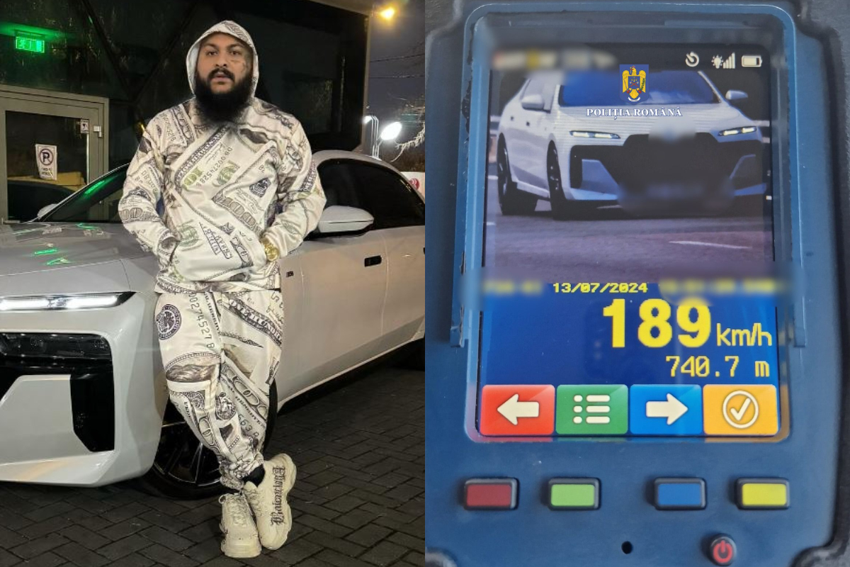 Imagine Stire Dani Mocanu, prins în timp ce gonea pe autostradă cu 189 km/h. Ce pedeapsă a primit teribilistul | 2review.ro