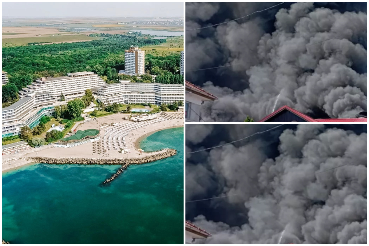 Intoxicație cu fum într-un hotel din Olimp. ISU Constanța a activat planul roșu de intervenție VIDEO