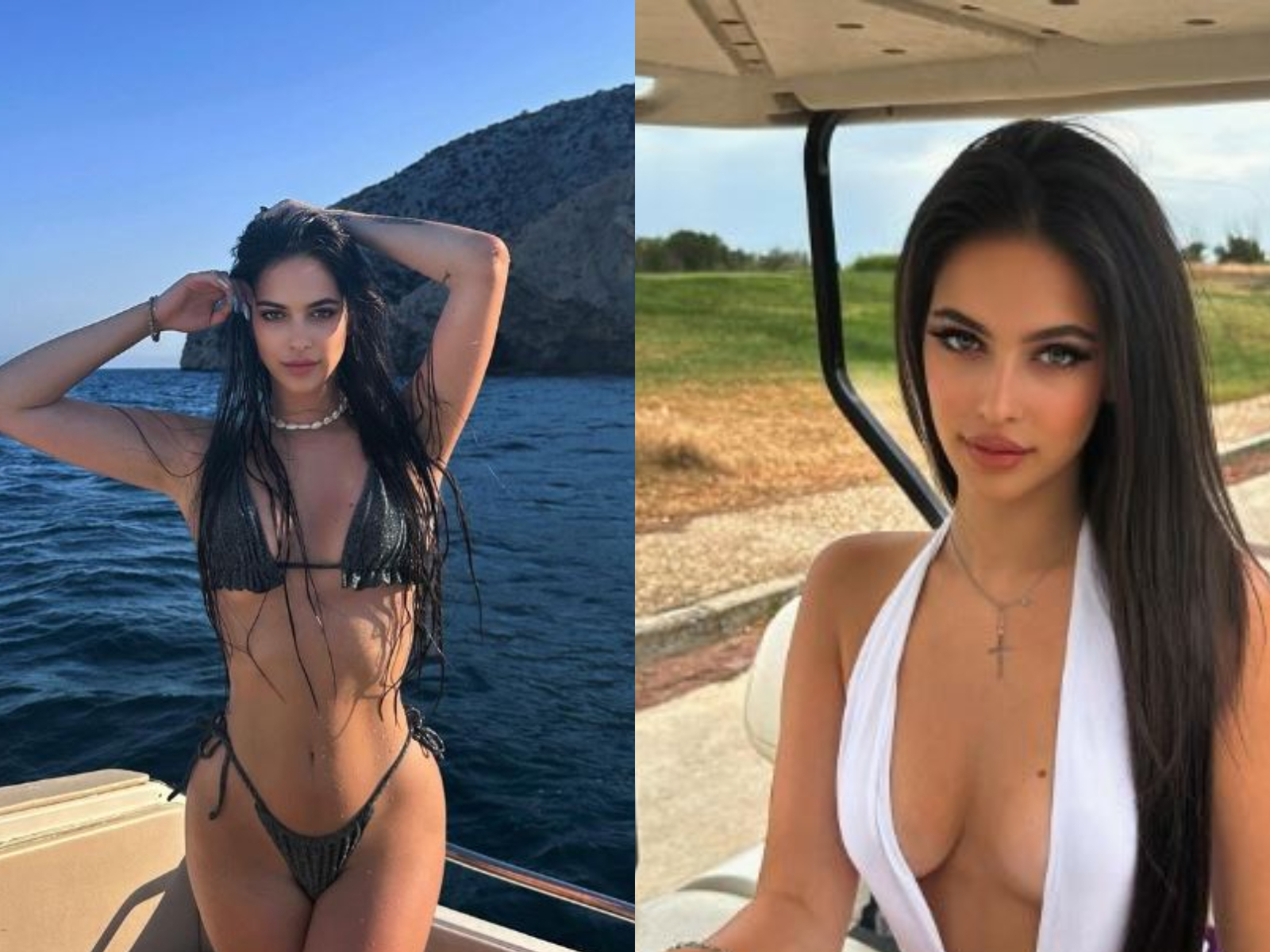 Fiica Andreei Berecleanu, Eva, provocatoare în costum de baie. Cât de incitant a putut poza în mașină FOTO