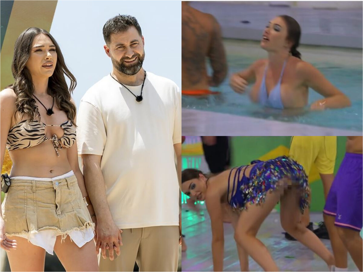 Iustina a fost înşelată pe faţă la Insula iubirii, dar s-a răzbunat Şi-a arătat părţile intime la TV, Cornel a plâns în hohote