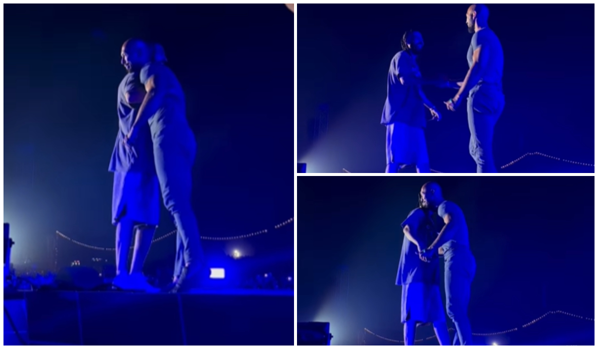 Imagine Stire Uluitor! French Montana l-a chemat pe Andrew Tate pe scena Beach, Please! S-au „rupt” împreună pe maneaua lui Salam | 2review.ro