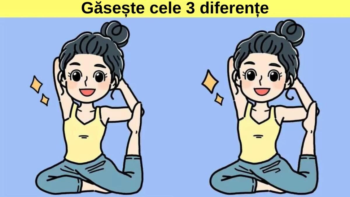 Imagine Stire Jocul diferențelor | Vezi ce e ciudat la fata asta, în ambele imagini, în 15 secunde? | 2review.ro