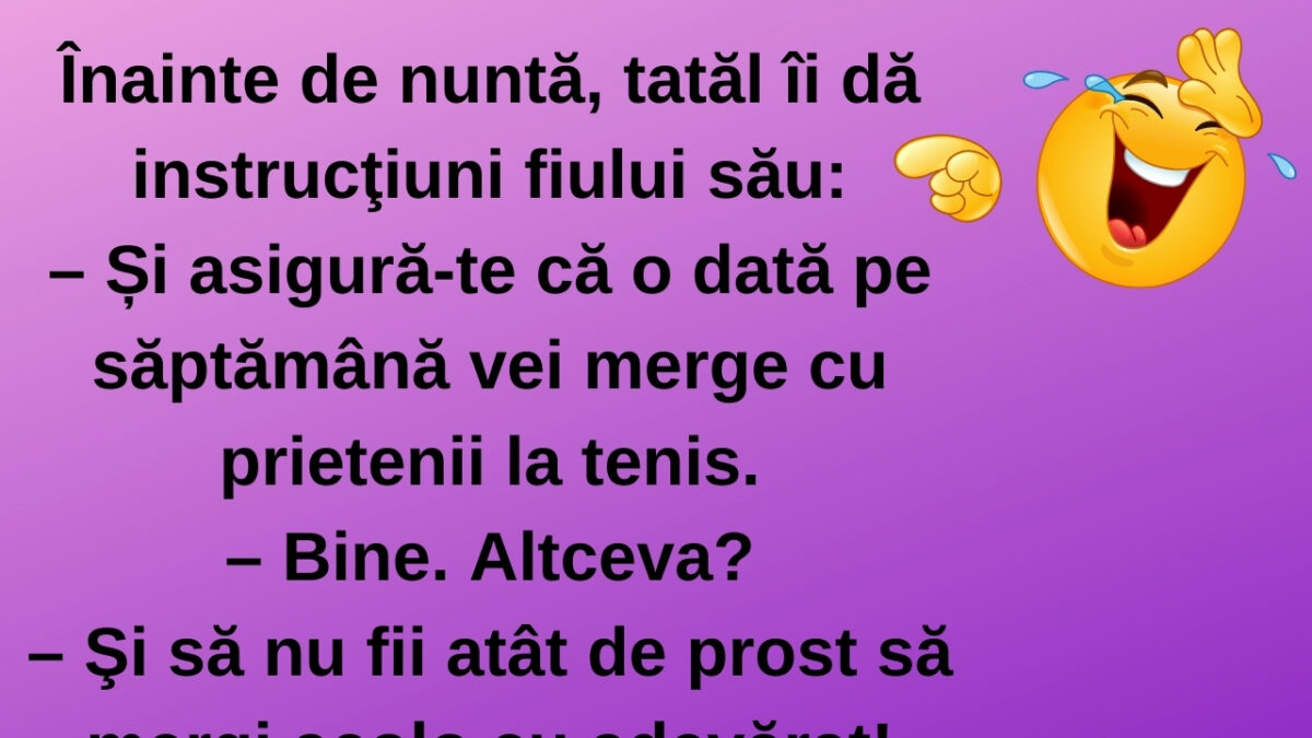 Imagine Stire BANC | Înainte de nuntă, tatăl îi dă instrucţiuni fiului său | 2review.ro