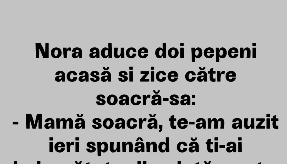 Imagine Stire BANCUL ZILEI | Nora, soacra și pepenii | 2review.ro