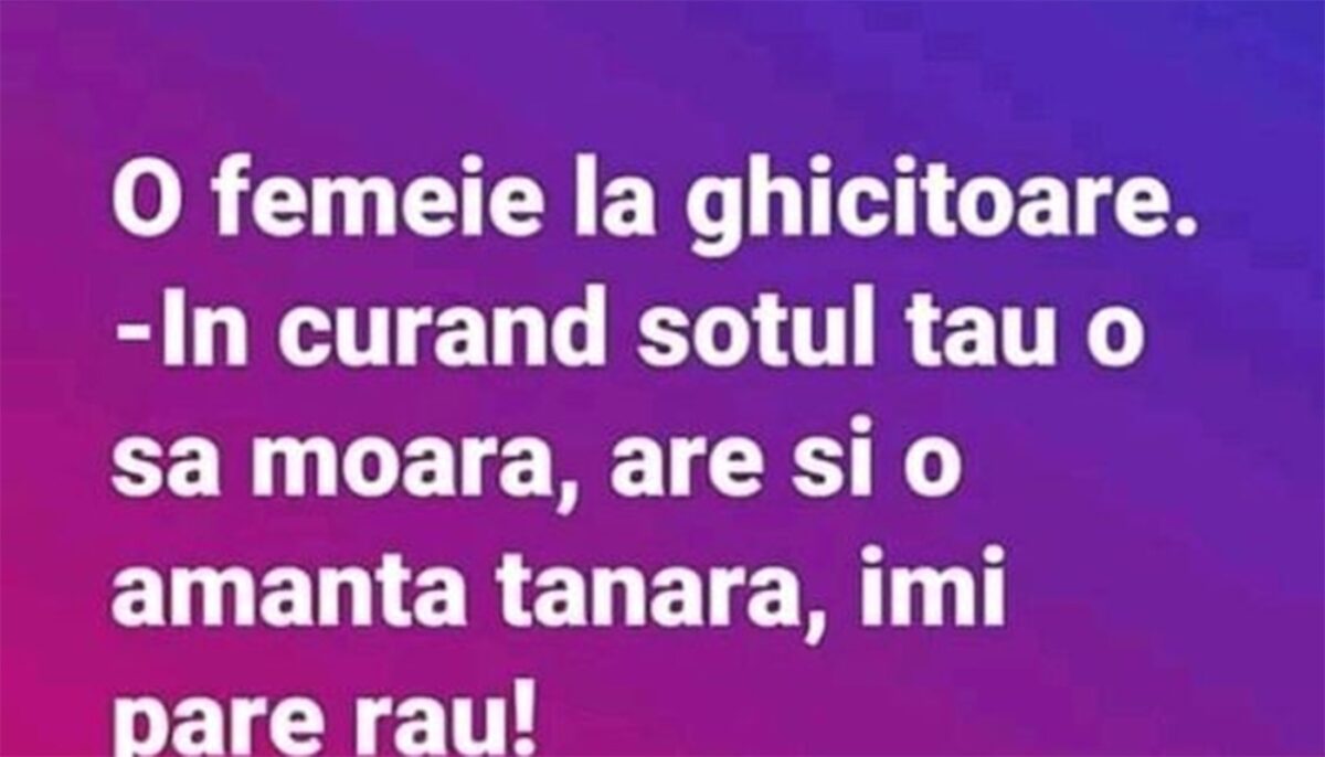 Imagine Stire BANC | O femeie se duce la ghicitoare | 2review.ro