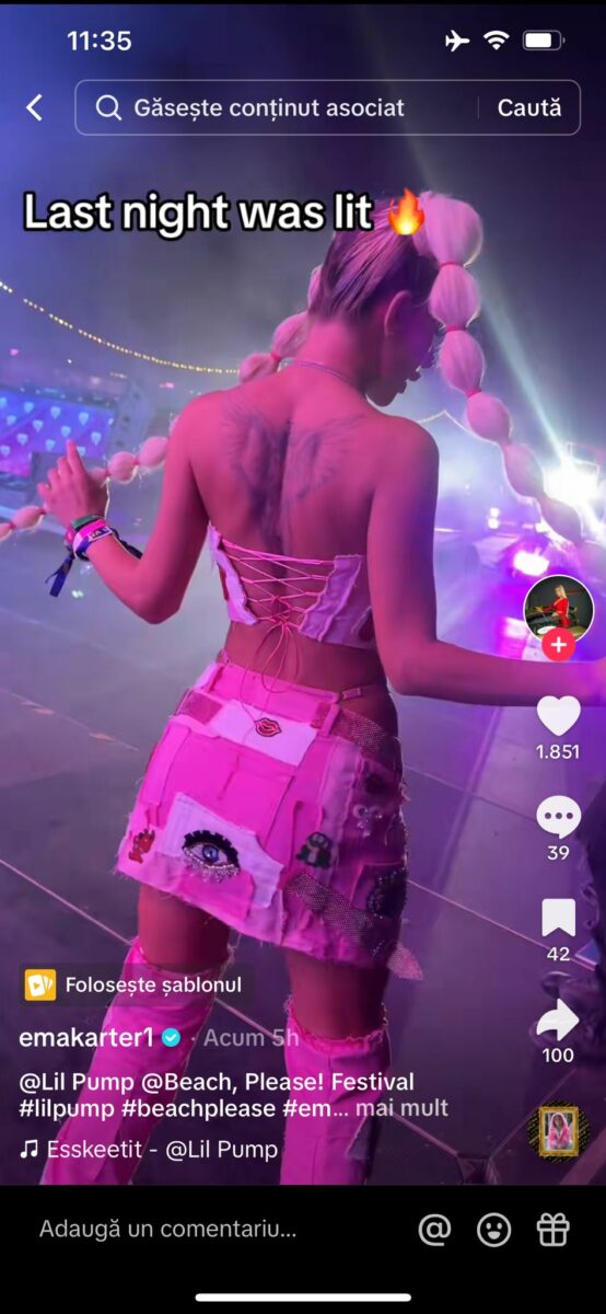 Cum a ”agățat o” Lil Pump pe Ema Karter, la festivelul ”Beach, Please