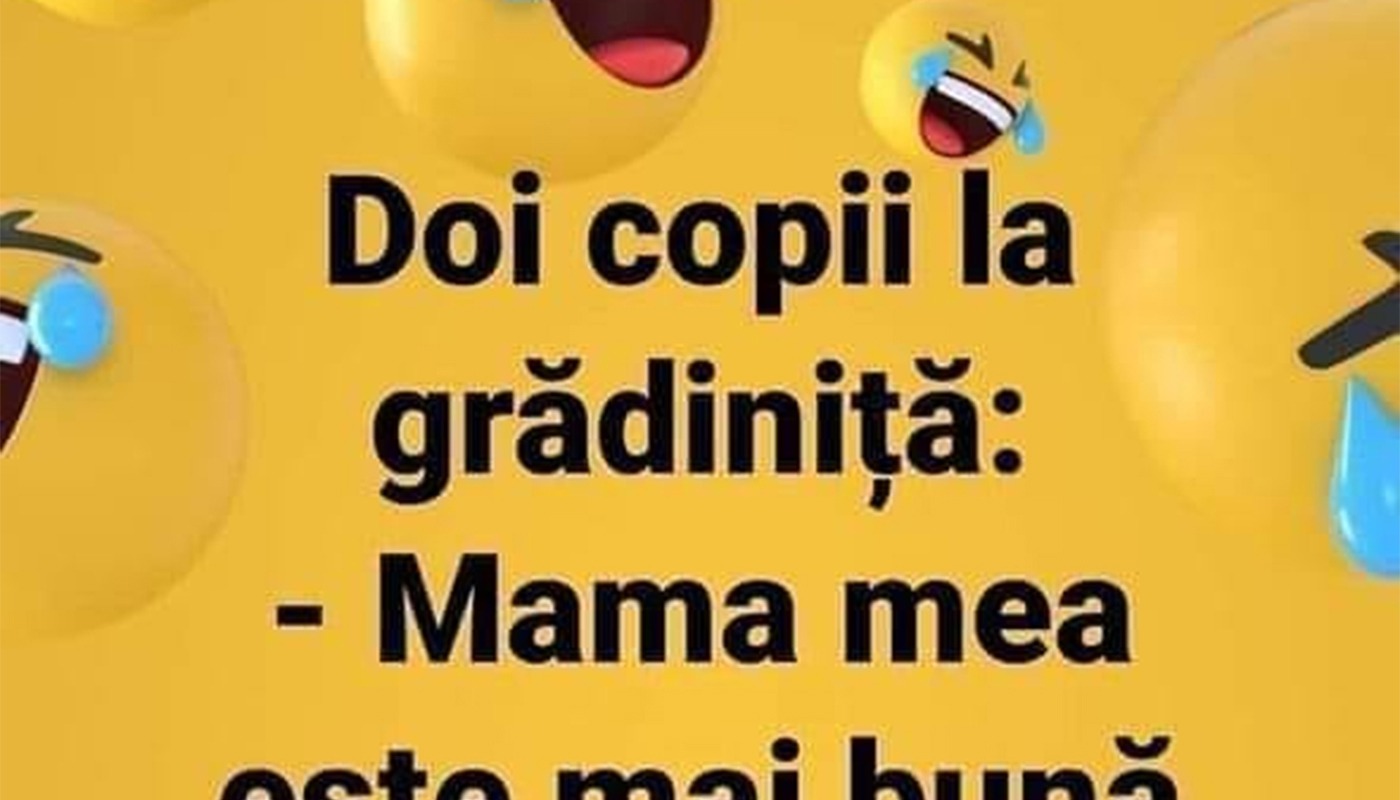 Bancul de weekend | Doi copii la grădiniță