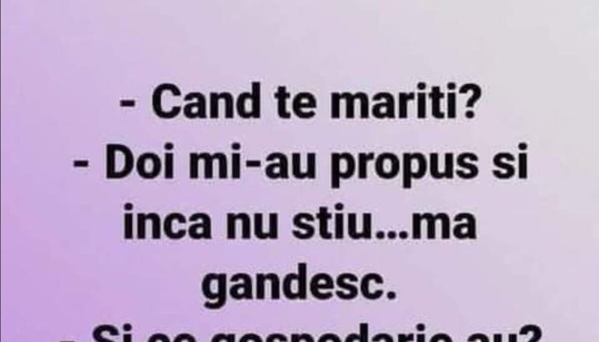 Imagine Stire Bancul sfârșitului de săptămână | „Când te măriți?” | 2review.ro