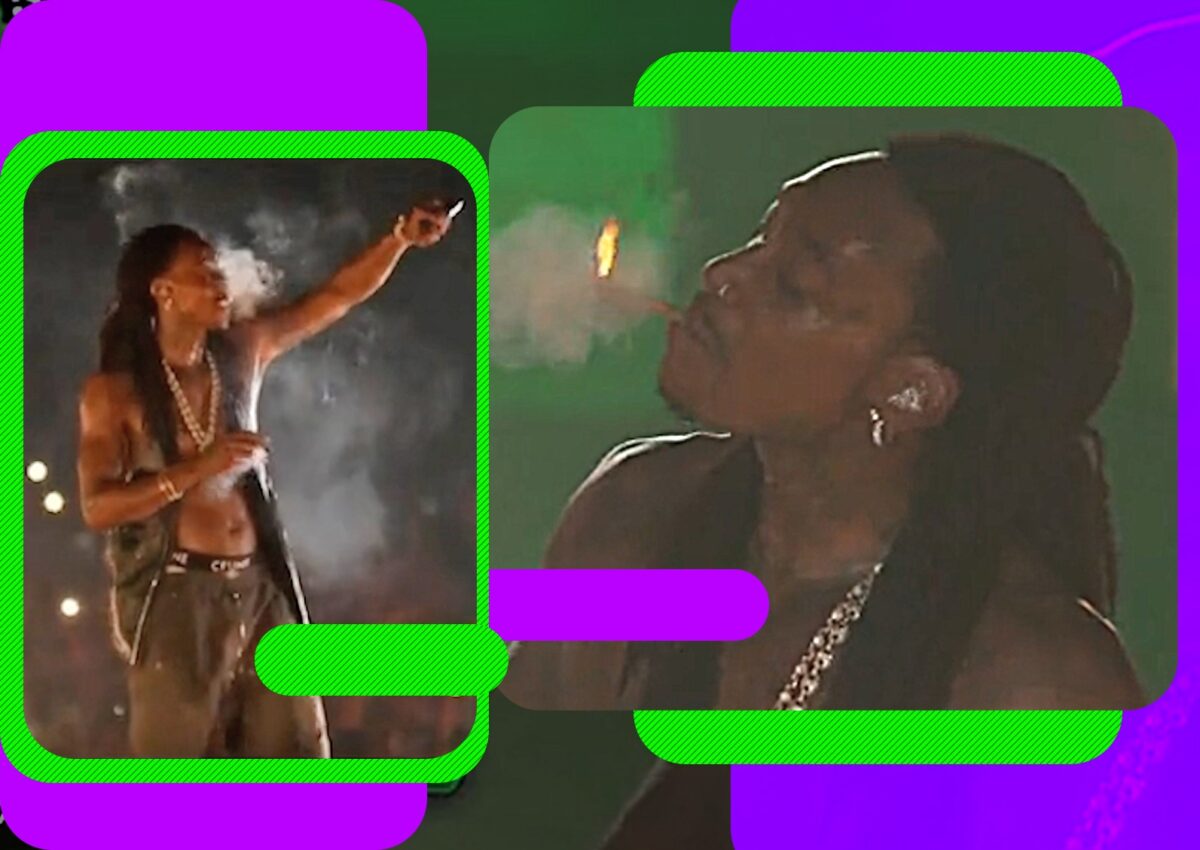 Imagine Stire Wiz Khalifa, săltat de polițiști, după ce a tras un joint pe scenă! Imagini halucinante cu rapperrul american la ”Beach Please!” | 2review.ro