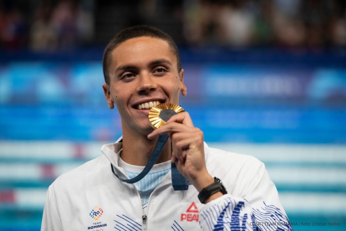 Imagine Stire Onoare istorică pentru David Popovici și România. Doar Gică Hagi și Nadia Comăneci au mai reușit asta | 2review.ro