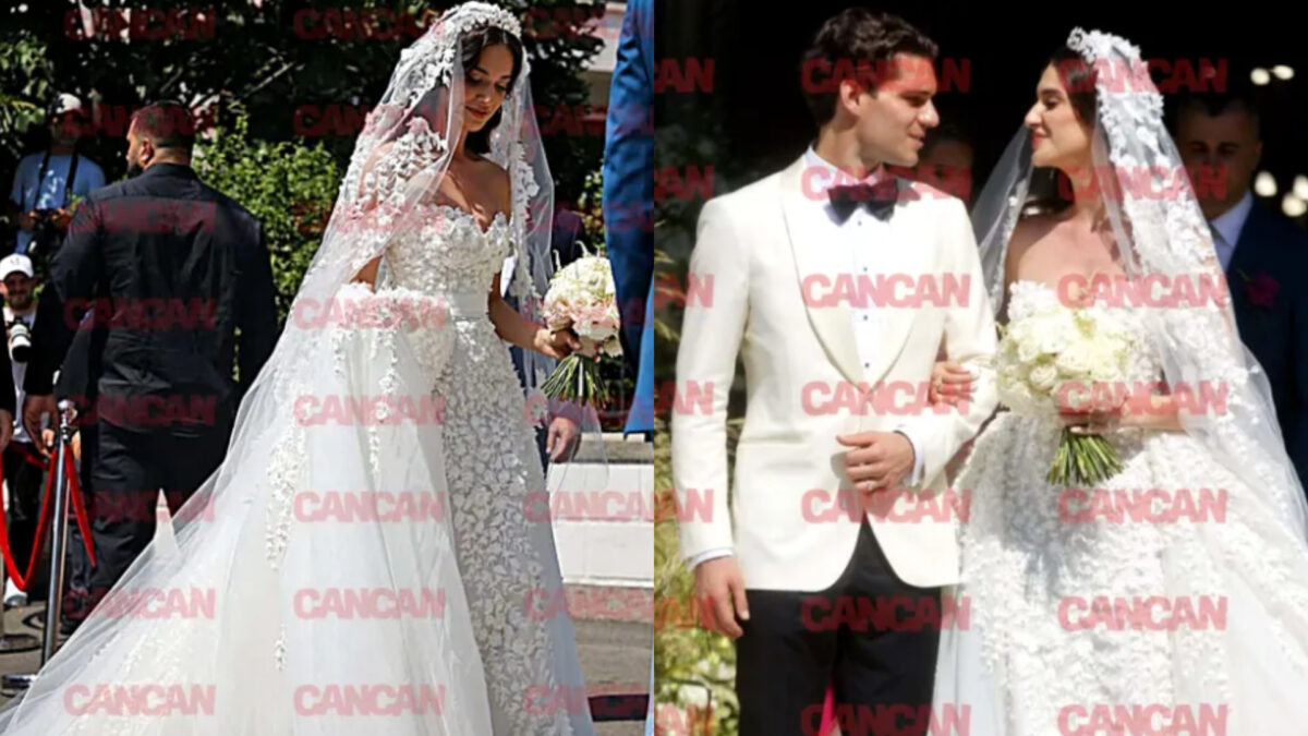 Imagine Stire Cât a plătit Elena, soția lui Ianis Hagi, pentru rochia de mireasă? Preţ ameţitor pentru ţinuta făcută din dantelă 3D | 2review.ro