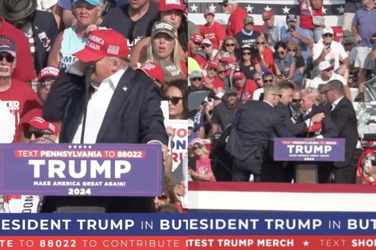 Imagine Stire Femeia din spatele lui Donald Trump, comportament suspicios în timpul tentativei de asasinat. Ce făcea | 2review.ro