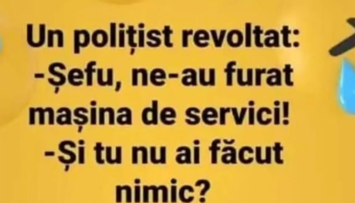 Imagine Stire BANCUL ZILEI | Un polițist revoltat | 2review.ro