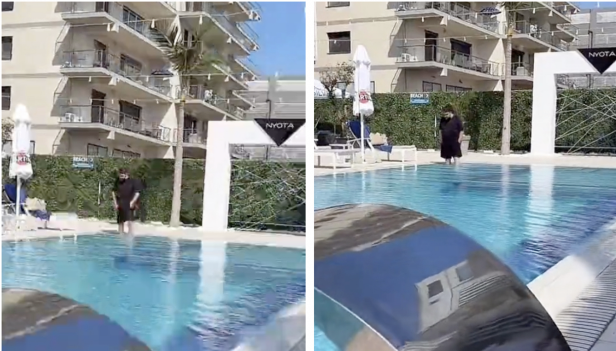 Florin Salam, gest revotător la piscină! A fost filmat instant și aspru judecat de fanii prezenți