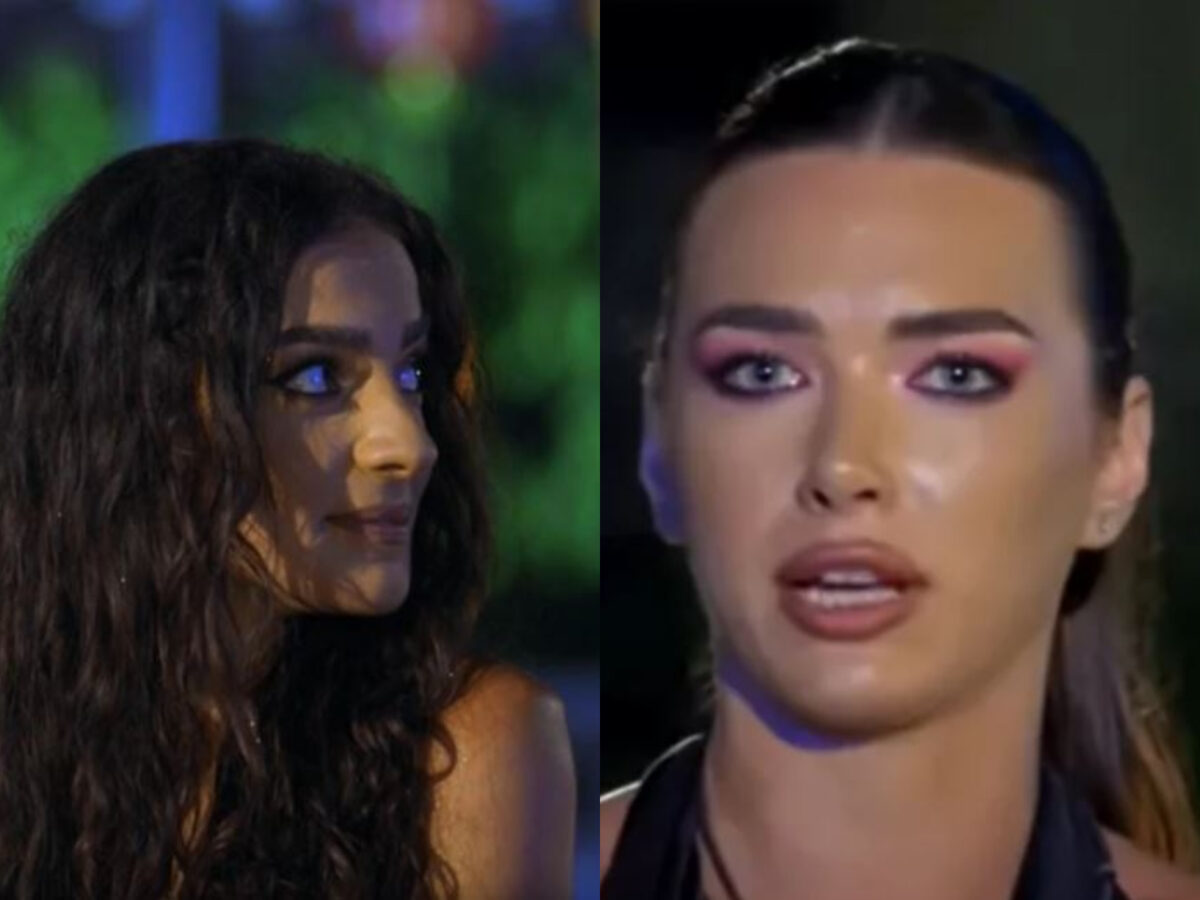 Moment jenant pentru Iustina şi Daiana la Insula Iubirii. Au fost singurele care au pățit-o