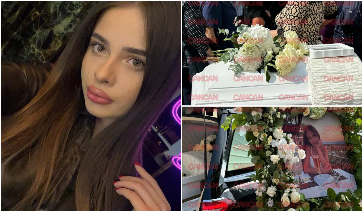 Iulia Cantolariu, condusă pe ultimul drum într-un sicriu alb. Imaginile durerii! EXCLUSIV