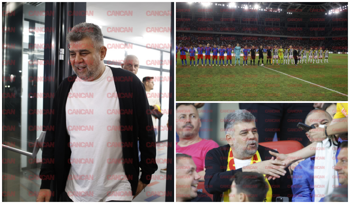 Imagine Stire Cum a apărut Marcel Ciolacu în tribune, la meciul FCSB! Premierul României a fost luat cu asalt de suporteri | 2review.ro