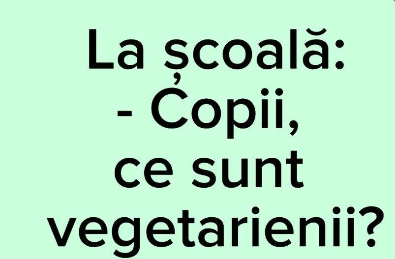 Imagine Stire BANC | Bulă și vegetarienii | 2review.ro