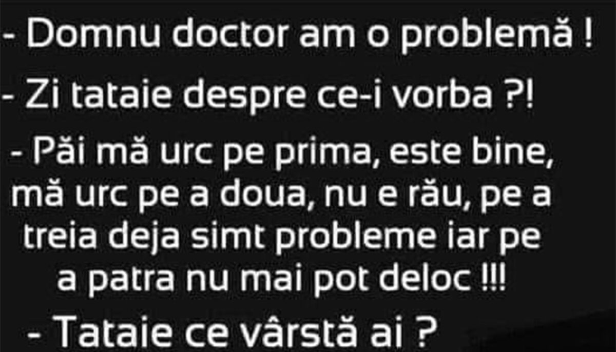 Imagine Stire BANCUL ZILEI | Pensionarul și medicul | 2review.ro