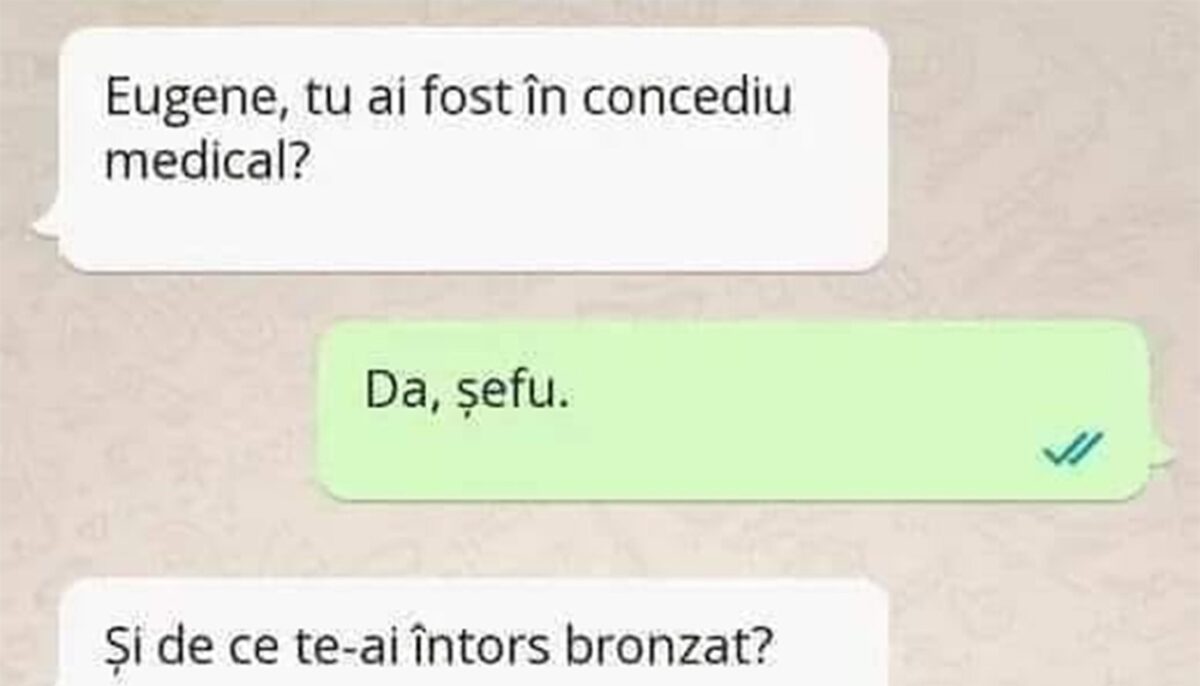 Imagine Stire BANCUL ZILEI | Eugen și concediul medical | 2review.ro