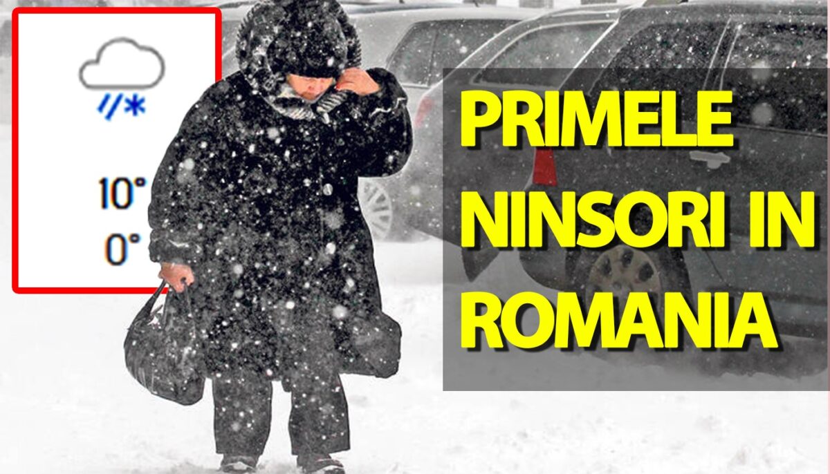 Ninge peste câteva săptămâni în România! Meteorologii Accuweather anunță data exactă a primelor ninsori