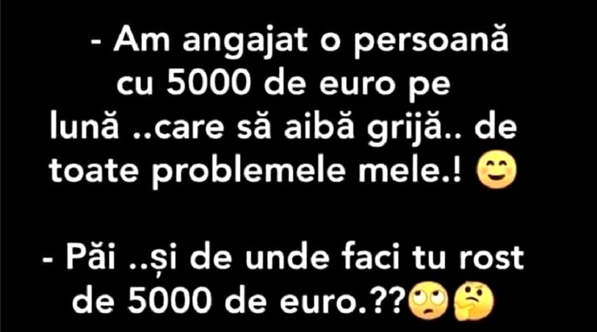 Imagine Stire BANC | ”Am angajat o persoană cu 5000 de euro, ca să aibă grijă de problemele mele” | 2review.ro