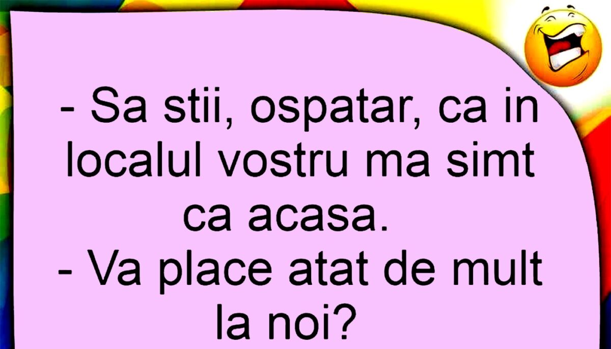 Imagine Stire BANCUL ZILEI | „Ospătar, în localul vostru mă simt ca acasă” | 2review.ro