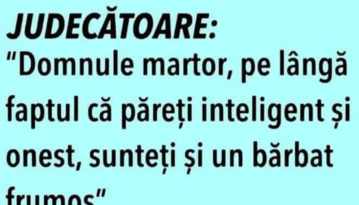Imagine Stire Bancul de weekend | Judecătoarea și martorul frumos | 2review.ro