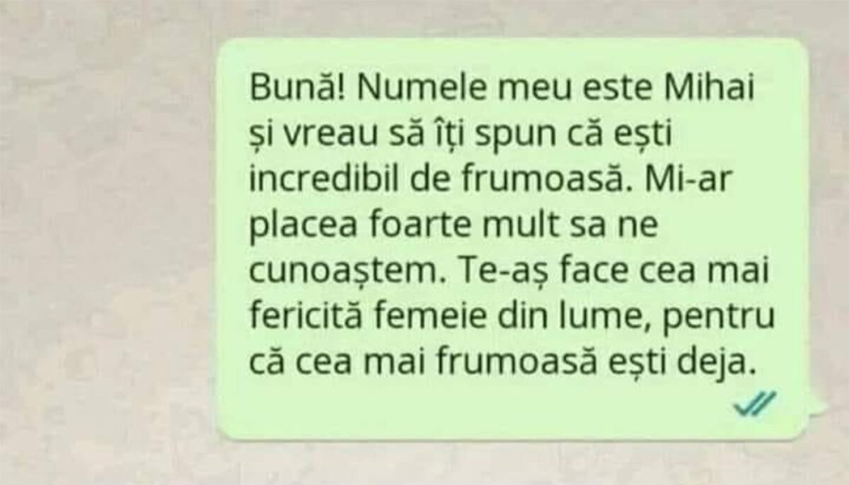 Imagine Stire BANC | „Numele meu este Mihai și vreau să îți spun că ești incredibil de frumoasă” | 2review.ro