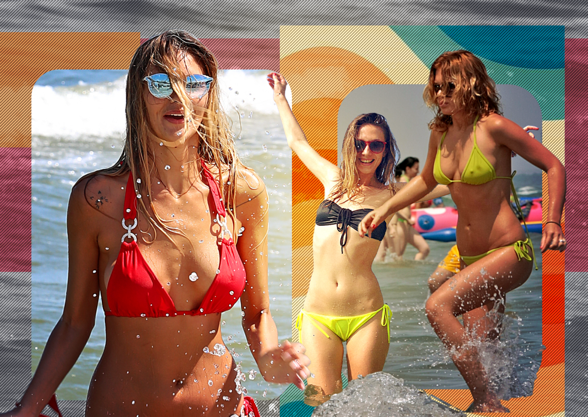 TOP sexy-vedete în costumele de baie prea strâmte cărora li s-au văzut ”butonașii”! ”Inculpate”: Ramona Olaru, Gina Pistol sau Adela Popescu