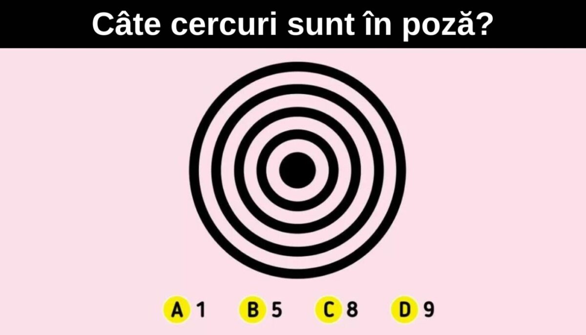 Imagine Stire Test IQ | Numai geniile adevărate văd câte cercuri sunt în această poză, în doar 5 secunde! | 2review.ro