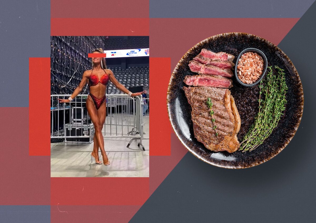 Imagine Stire A divorțat după ce soțul i-a spus că arată ca un pepene, iar acum, la 52 de ani, este un ”pachet de mușchi”! Câtă carne mănâncă zilnic măcelăreasa campioană la fitness | 2review.ro