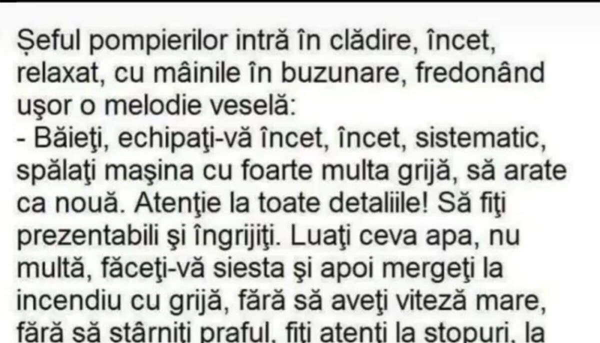 Imagine Stire BANC | De ce este relaxat șeful pompierilor | 2review.ro