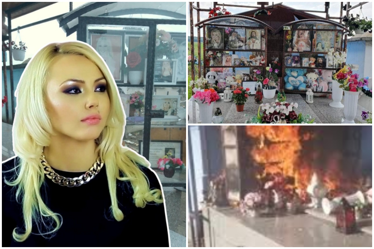 Tatăl Denisei Răducu, adevărul despre imaginile cu incendiul de la mormântul fiicei sale. Ce s-a întâmplat, de fapt