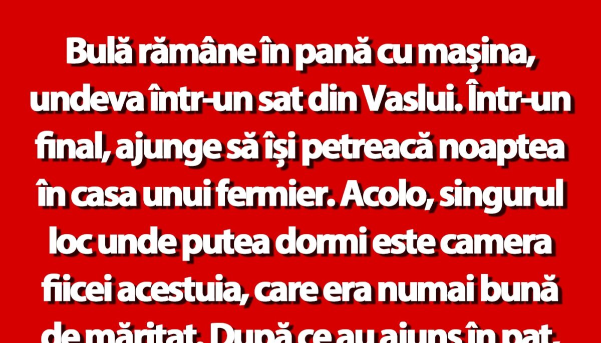 Imagine Stire BANC | Bulă și fata fermierului din Vaslui | 2review.ro