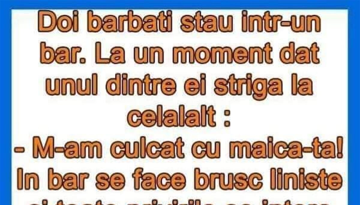 Imagine Stire BANCUL ZILEI | Doi bărbați stau într-un bar | 2review.ro
