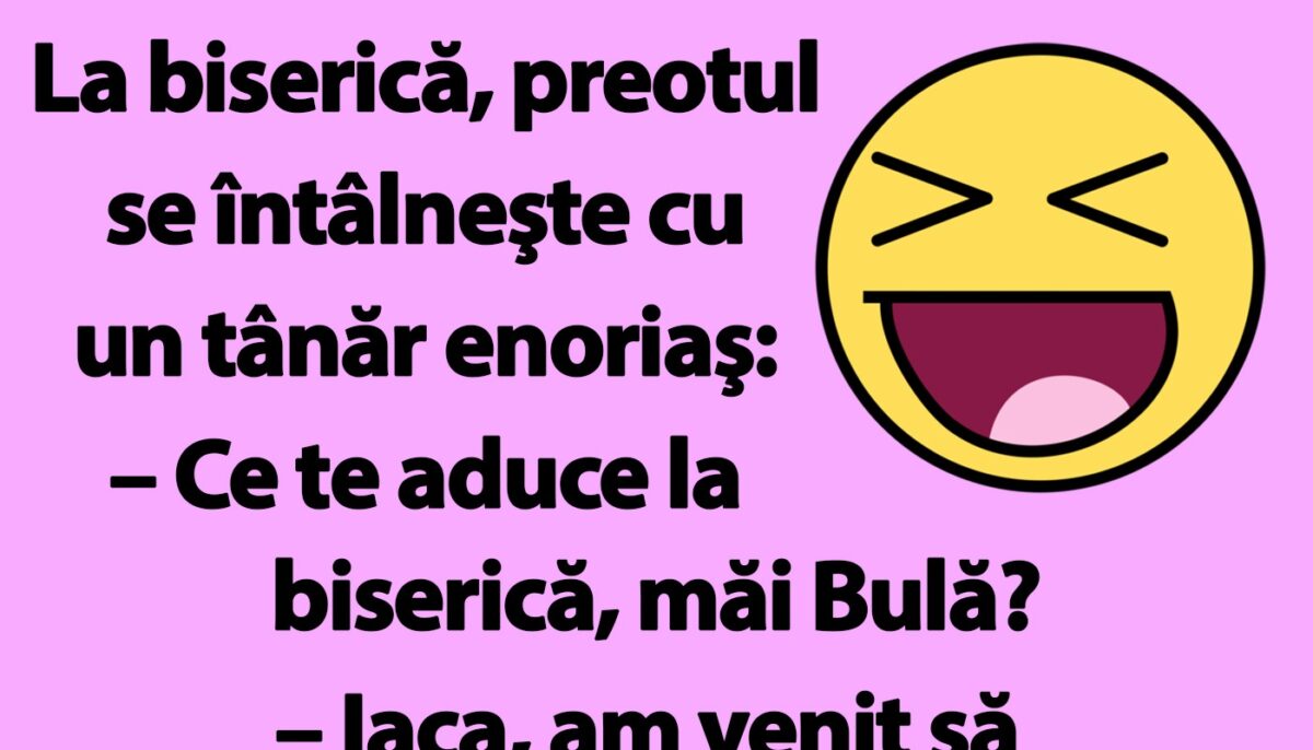 Imagine Stire BANC | „Ce te aduce la biserică, Bulă?” | 2review.ro