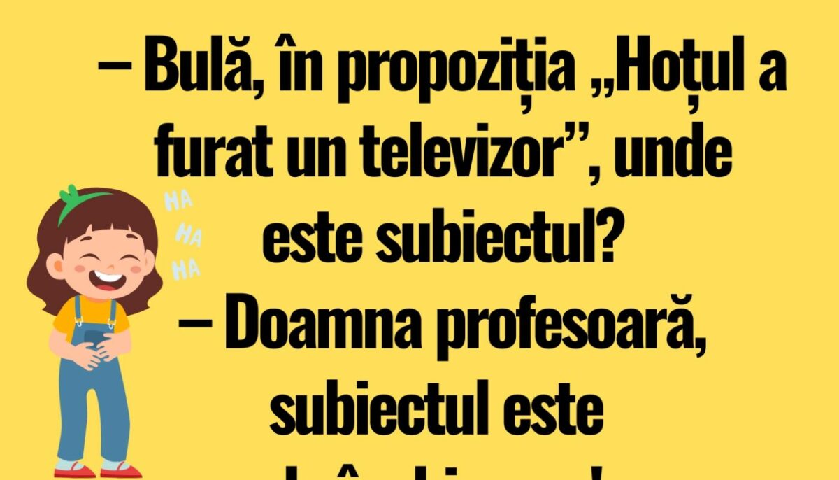 Imagine Stire Bancul începutului de săptămână | Bulă și limba română | 2review.ro