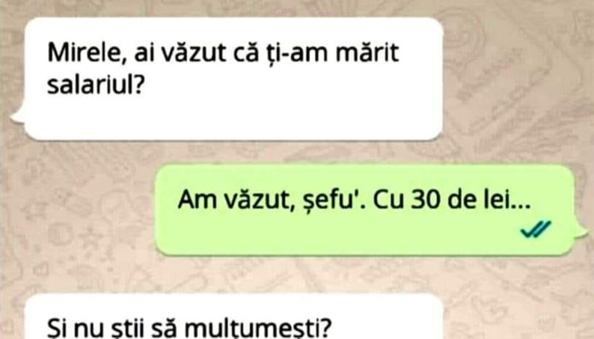Imagine Stire BANC | Mirel și mărirea de salariu de 30 de lei | 2review.ro