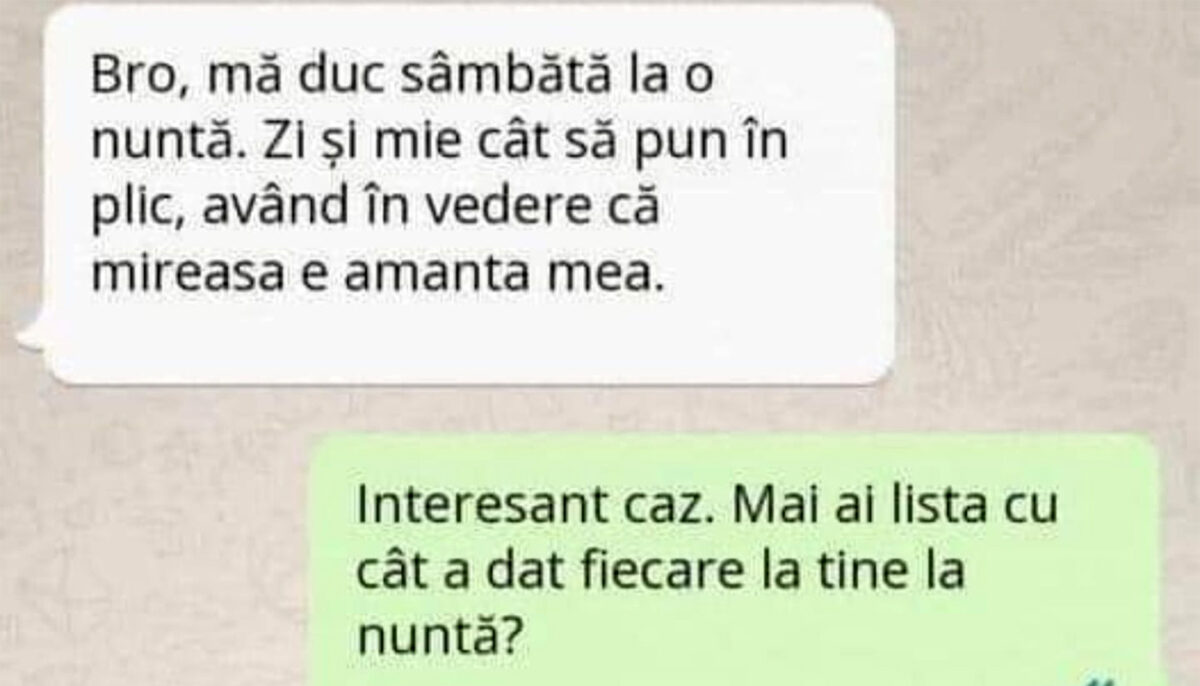 Imagine Stire BANC | Cât se pune în plic la nuntă, dacă mireasa este amanta | 2review.ro
